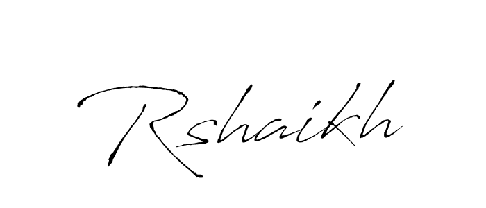 This is the best signature style for the Rshaikh name. Also you like these signature font (Antro_Vectra). Mix name signature. Rshaikh signature style 6 images and pictures png