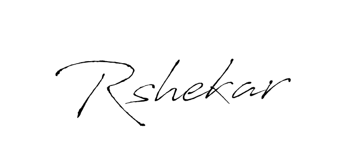 Make a beautiful signature design for name Rshekar. With this signature (Antro_Vectra) style, you can create a handwritten signature for free. Rshekar signature style 6 images and pictures png