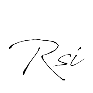 Also You can easily find your signature by using the search form. We will create Rsi name handwritten signature images for you free of cost using Antro_Vectra sign style. Rsi signature style 6 images and pictures png