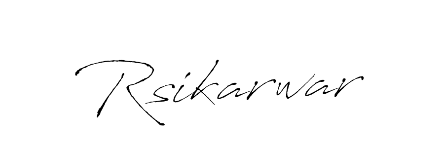 Also You can easily find your signature by using the search form. We will create Rsikarwar name handwritten signature images for you free of cost using Antro_Vectra sign style. Rsikarwar signature style 6 images and pictures png