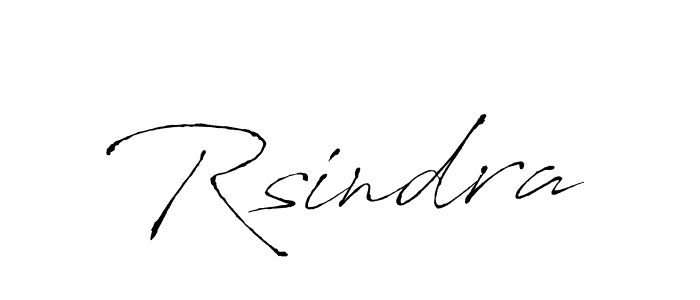 How to make Rsindra name signature. Use Antro_Vectra style for creating short signs online. This is the latest handwritten sign. Rsindra signature style 6 images and pictures png