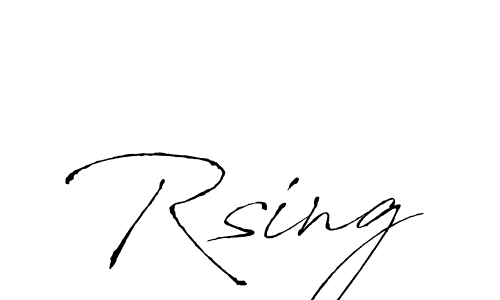 Make a beautiful signature design for name Rsing. Use this online signature maker to create a handwritten signature for free. Rsing signature style 6 images and pictures png