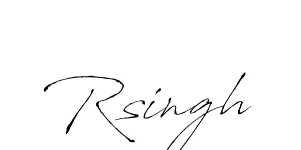 Antro_Vectra is a professional signature style that is perfect for those who want to add a touch of class to their signature. It is also a great choice for those who want to make their signature more unique. Get Rsingh name to fancy signature for free. Rsingh signature style 6 images and pictures png