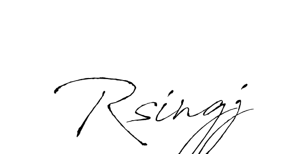 Rsingj stylish signature style. Best Handwritten Sign (Antro_Vectra) for my name. Handwritten Signature Collection Ideas for my name Rsingj. Rsingj signature style 6 images and pictures png