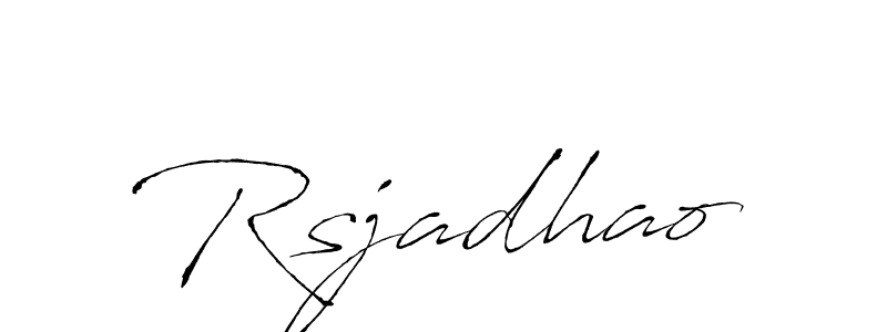 How to Draw Rsjadhao signature style? Antro_Vectra is a latest design signature styles for name Rsjadhao. Rsjadhao signature style 6 images and pictures png