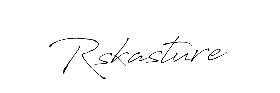 Use a signature maker to create a handwritten signature online. With this signature software, you can design (Antro_Vectra) your own signature for name Rskasture. Rskasture signature style 6 images and pictures png