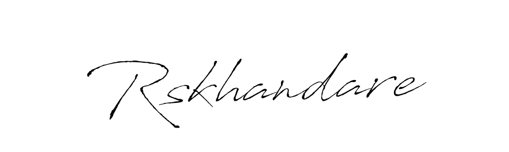 It looks lik you need a new signature style for name Rskhandare. Design unique handwritten (Antro_Vectra) signature with our free signature maker in just a few clicks. Rskhandare signature style 6 images and pictures png