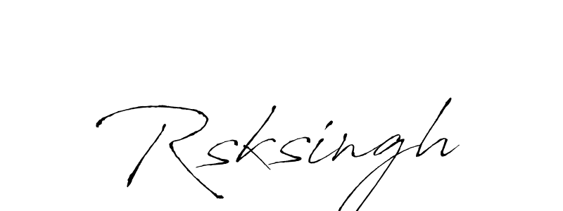 How to make Rsksingh signature? Antro_Vectra is a professional autograph style. Create handwritten signature for Rsksingh name. Rsksingh signature style 6 images and pictures png