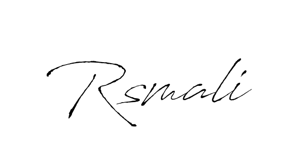 Make a beautiful signature design for name Rsmali. Use this online signature maker to create a handwritten signature for free. Rsmali signature style 6 images and pictures png