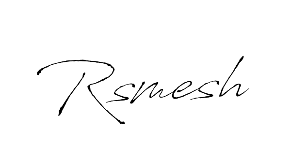 Use a signature maker to create a handwritten signature online. With this signature software, you can design (Antro_Vectra) your own signature for name Rsmesh. Rsmesh signature style 6 images and pictures png