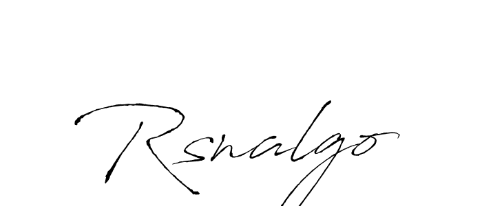 Use a signature maker to create a handwritten signature online. With this signature software, you can design (Antro_Vectra) your own signature for name Rsnalgo. Rsnalgo signature style 6 images and pictures png