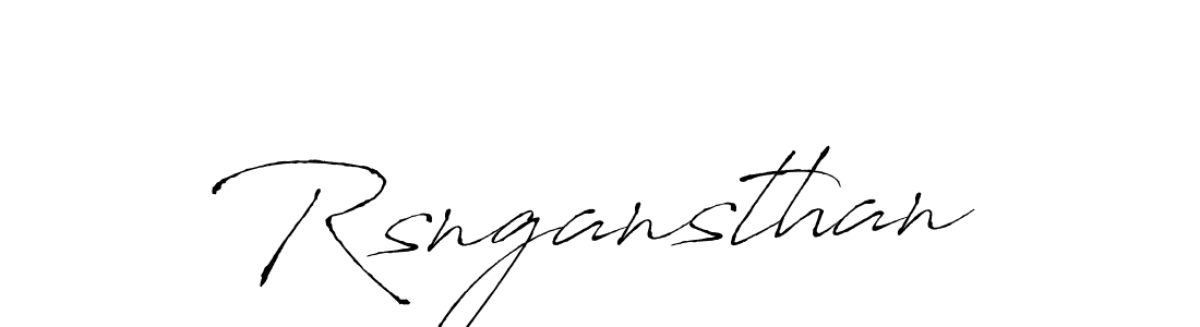 Also we have Rsngansthan name is the best signature style. Create professional handwritten signature collection using Antro_Vectra autograph style. Rsngansthan signature style 6 images and pictures png
