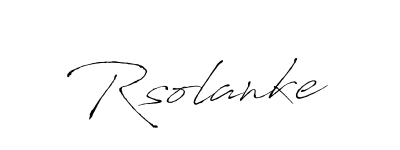 Make a beautiful signature design for name Rsolanke. Use this online signature maker to create a handwritten signature for free. Rsolanke signature style 6 images and pictures png