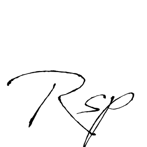 Antro_Vectra is a professional signature style that is perfect for those who want to add a touch of class to their signature. It is also a great choice for those who want to make their signature more unique. Get Rsp name to fancy signature for free. Rsp signature style 6 images and pictures png