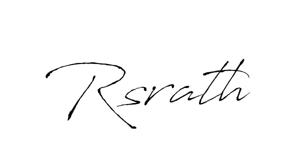 Use a signature maker to create a handwritten signature online. With this signature software, you can design (Antro_Vectra) your own signature for name Rsrath. Rsrath signature style 6 images and pictures png