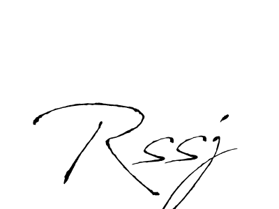 Create a beautiful signature design for name Rssj. With this signature (Antro_Vectra) fonts, you can make a handwritten signature for free. Rssj signature style 6 images and pictures png