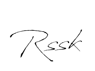 Use a signature maker to create a handwritten signature online. With this signature software, you can design (Antro_Vectra) your own signature for name Rssk. Rssk signature style 6 images and pictures png