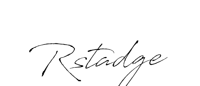 Use a signature maker to create a handwritten signature online. With this signature software, you can design (Antro_Vectra) your own signature for name Rstadge. Rstadge signature style 6 images and pictures png