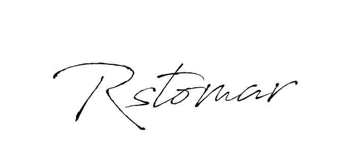 Create a beautiful signature design for name Rstomar. With this signature (Antro_Vectra) fonts, you can make a handwritten signature for free. Rstomar signature style 6 images and pictures png