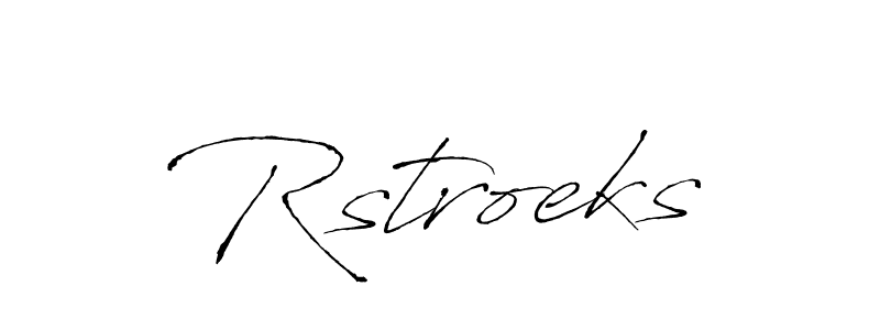 Rstroeks stylish signature style. Best Handwritten Sign (Antro_Vectra) for my name. Handwritten Signature Collection Ideas for my name Rstroeks. Rstroeks signature style 6 images and pictures png