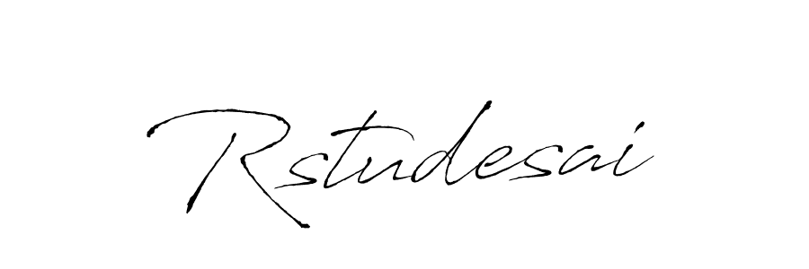 Make a beautiful signature design for name Rstudesai. Use this online signature maker to create a handwritten signature for free. Rstudesai signature style 6 images and pictures png