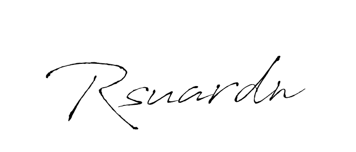 Rsuardn stylish signature style. Best Handwritten Sign (Antro_Vectra) for my name. Handwritten Signature Collection Ideas for my name Rsuardn. Rsuardn signature style 6 images and pictures png