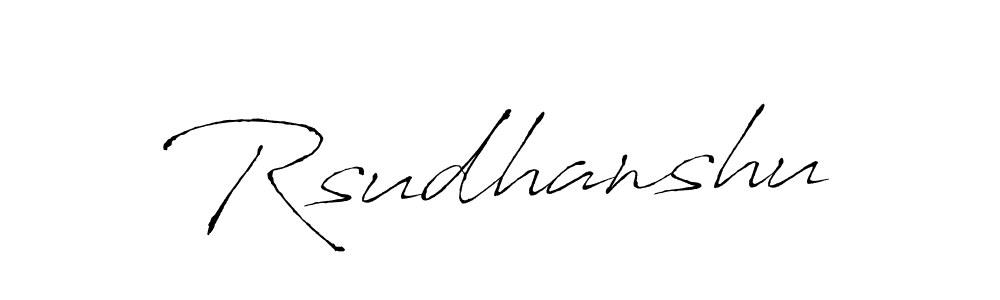 You should practise on your own different ways (Antro_Vectra) to write your name (Rsudhanshu) in signature. don't let someone else do it for you. Rsudhanshu signature style 6 images and pictures png