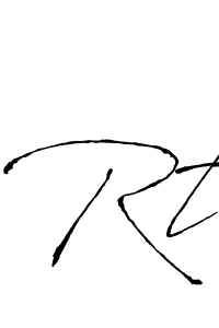 How to make Rt name signature. Use Antro_Vectra style for creating short signs online. This is the latest handwritten sign. Rt signature style 6 images and pictures png