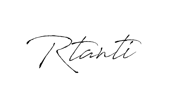 How to Draw Rtanti signature style? Antro_Vectra is a latest design signature styles for name Rtanti. Rtanti signature style 6 images and pictures png