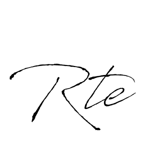 It looks lik you need a new signature style for name Rte. Design unique handwritten (Antro_Vectra) signature with our free signature maker in just a few clicks. Rte signature style 6 images and pictures png