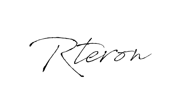 It looks lik you need a new signature style for name Rteron. Design unique handwritten (Antro_Vectra) signature with our free signature maker in just a few clicks. Rteron signature style 6 images and pictures png
