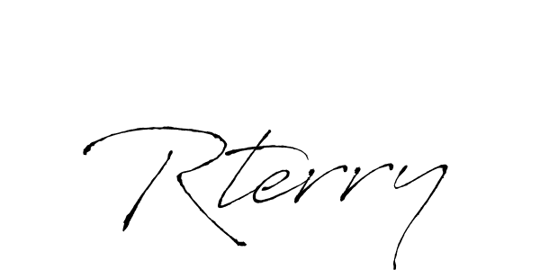 Also we have Rterry name is the best signature style. Create professional handwritten signature collection using Antro_Vectra autograph style. Rterry signature style 6 images and pictures png