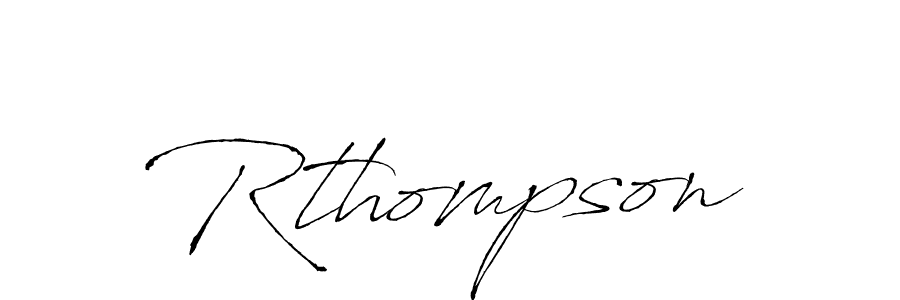 Design your own signature with our free online signature maker. With this signature software, you can create a handwritten (Antro_Vectra) signature for name Rthompson. Rthompson signature style 6 images and pictures png