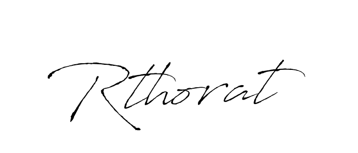 How to make Rthorat signature? Antro_Vectra is a professional autograph style. Create handwritten signature for Rthorat name. Rthorat signature style 6 images and pictures png