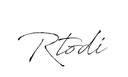 if you are searching for the best signature style for your name Rtodi. so please give up your signature search. here we have designed multiple signature styles  using Antro_Vectra. Rtodi signature style 6 images and pictures png