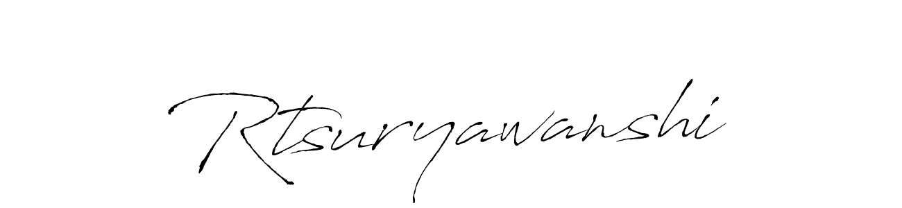 Use a signature maker to create a handwritten signature online. With this signature software, you can design (Antro_Vectra) your own signature for name Rtsuryawanshi. Rtsuryawanshi signature style 6 images and pictures png