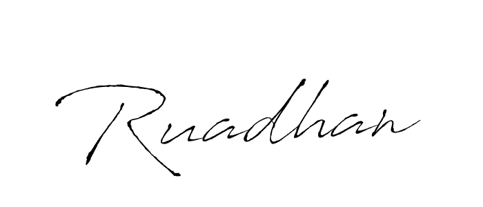 Ruadhan stylish signature style. Best Handwritten Sign (Antro_Vectra) for my name. Handwritten Signature Collection Ideas for my name Ruadhan. Ruadhan signature style 6 images and pictures png