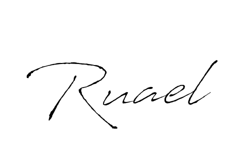 You should practise on your own different ways (Antro_Vectra) to write your name (Ruael) in signature. don't let someone else do it for you. Ruael signature style 6 images and pictures png