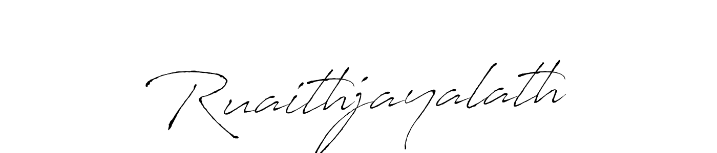 Create a beautiful signature design for name Ruaithjayalath. With this signature (Antro_Vectra) fonts, you can make a handwritten signature for free. Ruaithjayalath signature style 6 images and pictures png