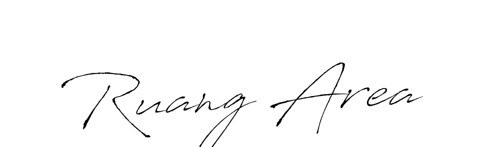 Antro_Vectra is a professional signature style that is perfect for those who want to add a touch of class to their signature. It is also a great choice for those who want to make their signature more unique. Get Ruang Area name to fancy signature for free. Ruang Area signature style 6 images and pictures png