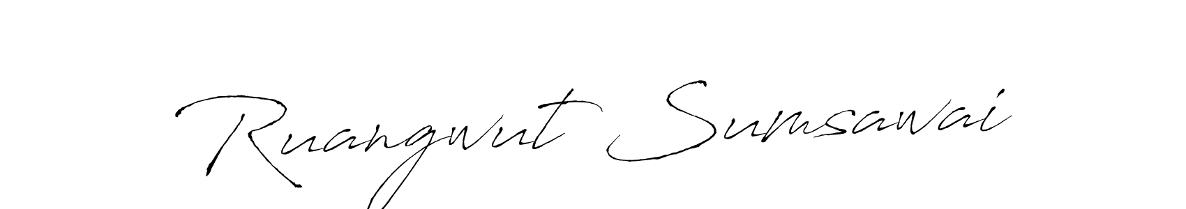 Make a beautiful signature design for name Ruangwut Sumsawai. Use this online signature maker to create a handwritten signature for free. Ruangwut Sumsawai signature style 6 images and pictures png