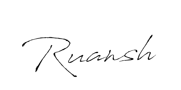 Make a beautiful signature design for name Ruansh. Use this online signature maker to create a handwritten signature for free. Ruansh signature style 6 images and pictures png