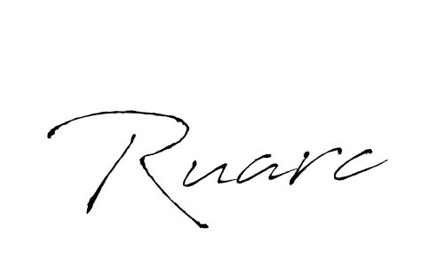 Similarly Antro_Vectra is the best handwritten signature design. Signature creator online .You can use it as an online autograph creator for name Ruarc. Ruarc signature style 6 images and pictures png