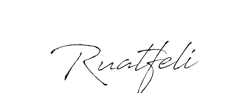 if you are searching for the best signature style for your name Ruatfeli. so please give up your signature search. here we have designed multiple signature styles  using Antro_Vectra. Ruatfeli signature style 6 images and pictures png