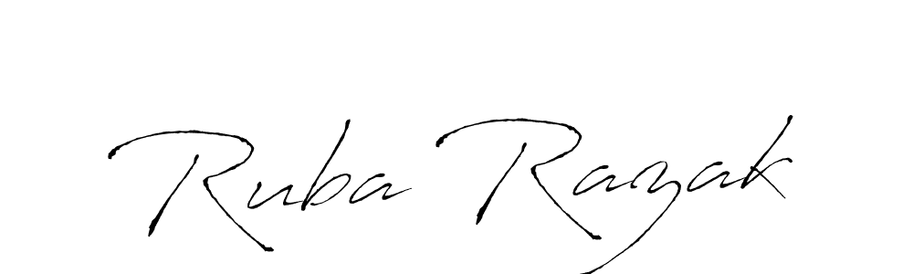 You can use this online signature creator to create a handwritten signature for the name Ruba Razak. This is the best online autograph maker. Ruba Razak signature style 6 images and pictures png