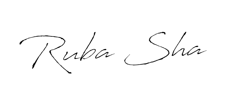 The best way (Antro_Vectra) to make a short signature is to pick only two or three words in your name. The name Ruba Sha include a total of six letters. For converting this name. Ruba Sha signature style 6 images and pictures png