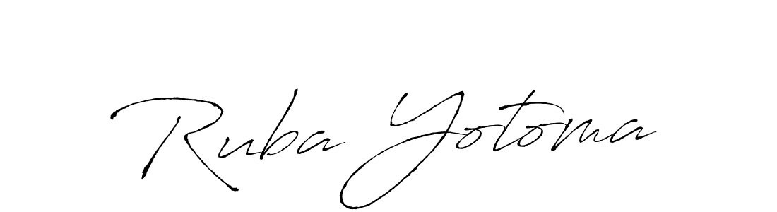 This is the best signature style for the Ruba Yotoma name. Also you like these signature font (Antro_Vectra). Mix name signature. Ruba Yotoma signature style 6 images and pictures png