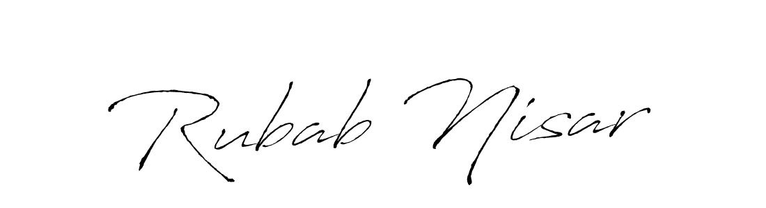 Also You can easily find your signature by using the search form. We will create Rubab Nisar name handwritten signature images for you free of cost using Antro_Vectra sign style. Rubab Nisar signature style 6 images and pictures png