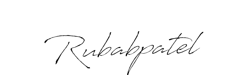 Similarly Antro_Vectra is the best handwritten signature design. Signature creator online .You can use it as an online autograph creator for name Rubabpatel. Rubabpatel signature style 6 images and pictures png