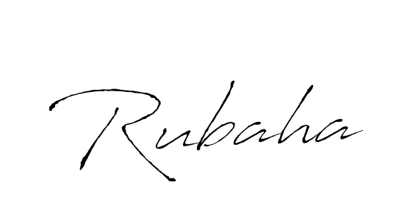 Create a beautiful signature design for name Rubaha. With this signature (Antro_Vectra) fonts, you can make a handwritten signature for free. Rubaha signature style 6 images and pictures png